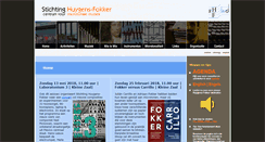 Desktop Screenshot of huygens-fokker.org