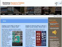 Tablet Screenshot of huygens-fokker.org